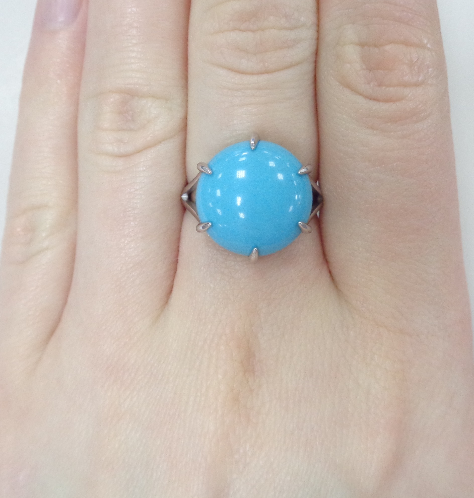 Серебряное кольцо с бирюзой